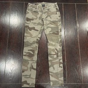 True Religion Casey Super Skinny Camo Jeans size 26